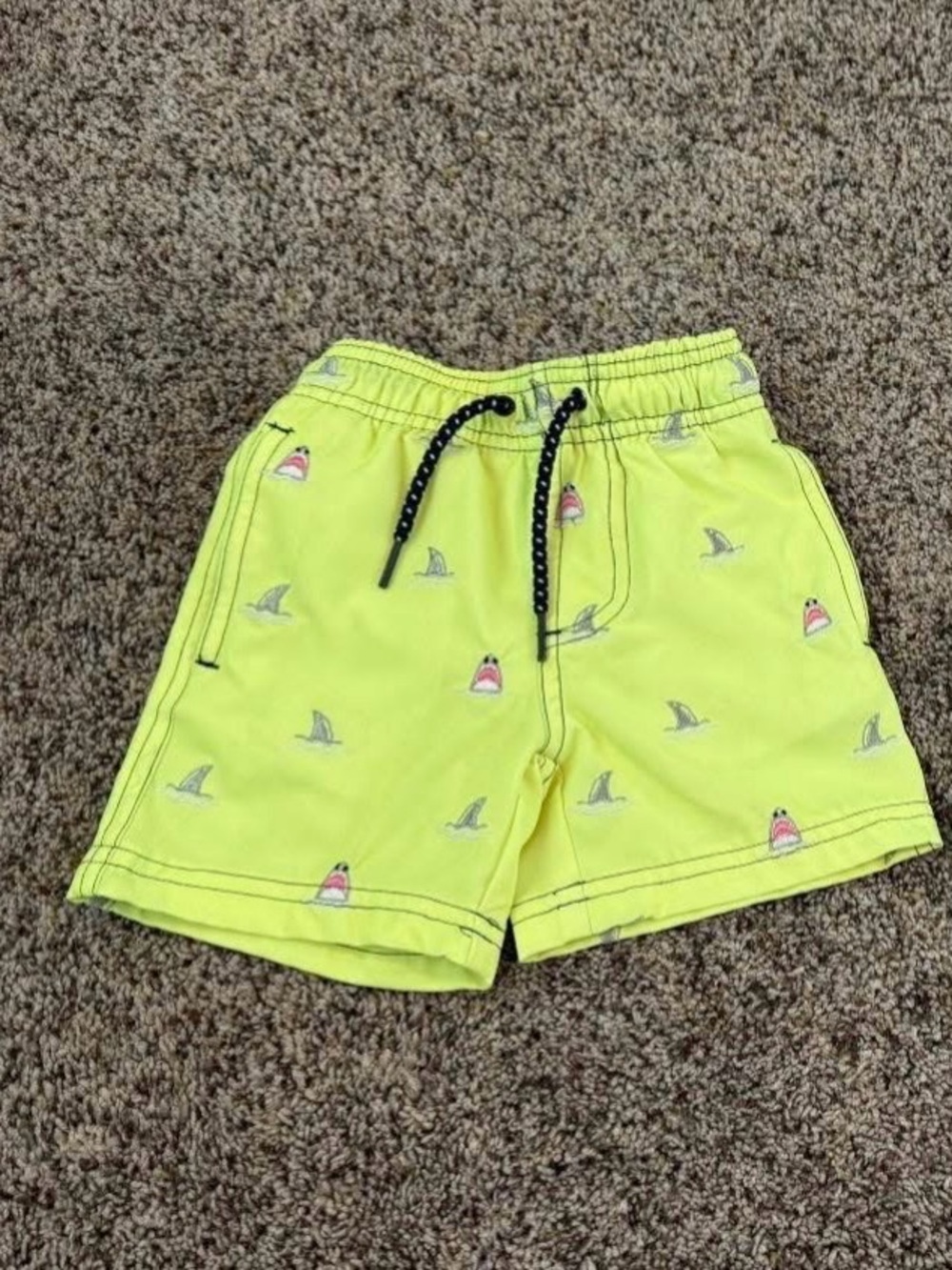 Shade Critters Toddler Lime Green Swim Trunks - Size 18/24 Months